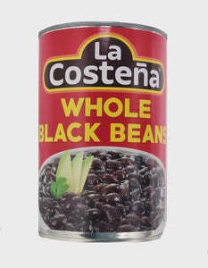 Black Whole Beans La Costeña