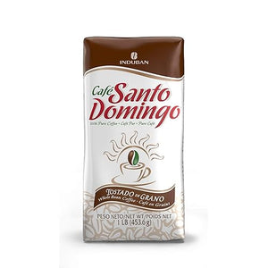 Cafe Santo Domingo Tostado en Grano (1lb)