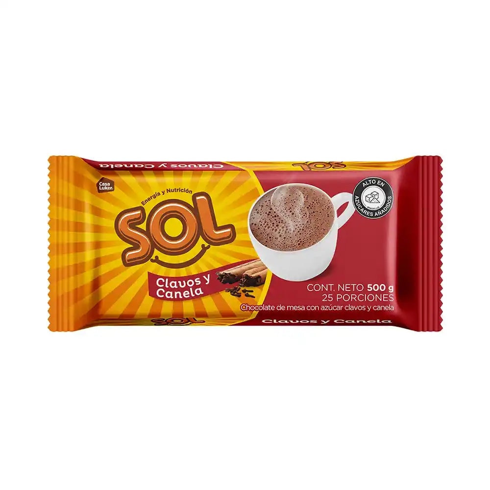 Chocolate Sol Clavos y Canela