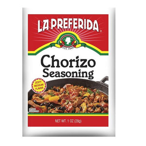 Chorizo Seasoning La Preferida (1oz)