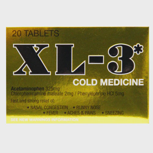 XL - 3  Cold Medicine