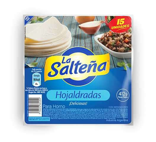 Tapas de Empanada Holjaldradas La Saltena