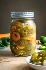 Pickled Jalapenos and Onion