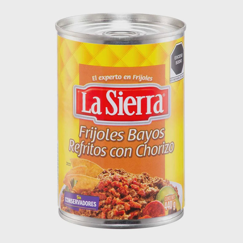 Frijoles Bayos con Chorizo La Sierra