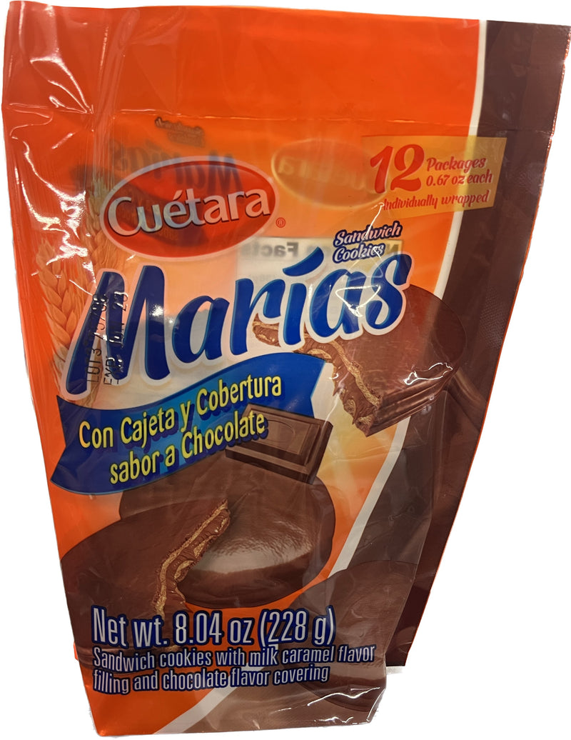 Galleta Maria con Cajeta y Chocolate Cuetara