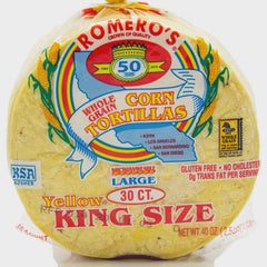 Corn Tortilla Romero's King Size (1.13kg)