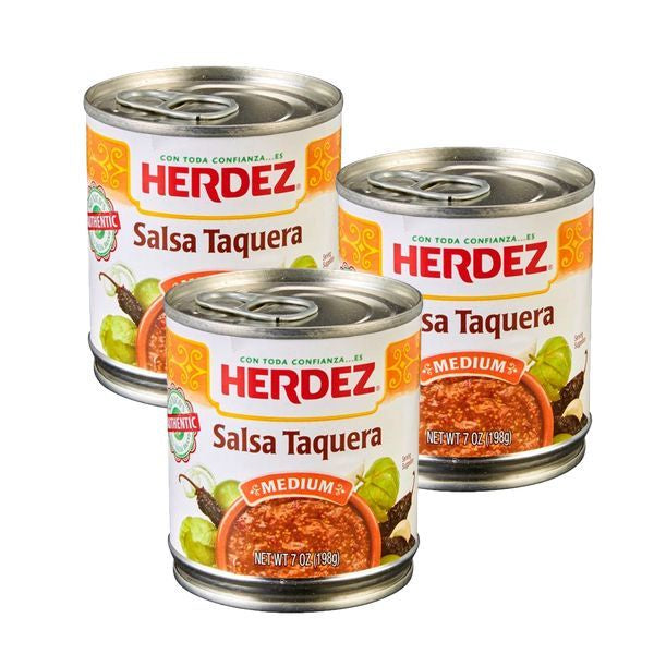 Salsa Taquera Medium en lata Herdez (7oz)