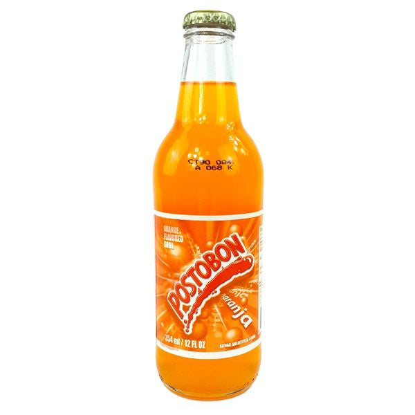 Postobon Naranja Glass Bottle